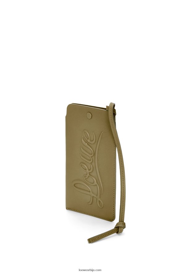 Loewe Жене лооп торбица од класичне телеће коже маслина HJTY595