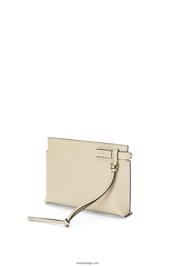 Loewe Жене Мини репеат т торбица од рељефне свилене телеће коже лагани зоб HJTY611