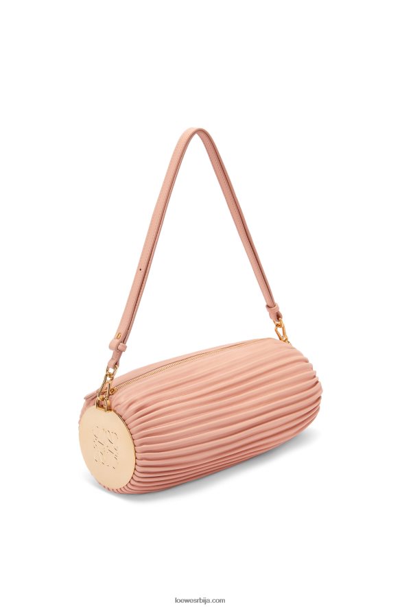 Loewe Жене торбица за наруквицу од напа телеће коже и месинга светло розе HJTY618
