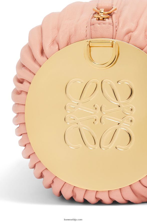 Loewe Жене торбица за наруквицу од напа телеће коже и месинга светло розе HJTY618