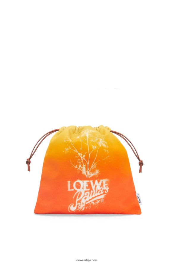 Loewe Жене кесица од коморача у платну наранџаста HJTY630