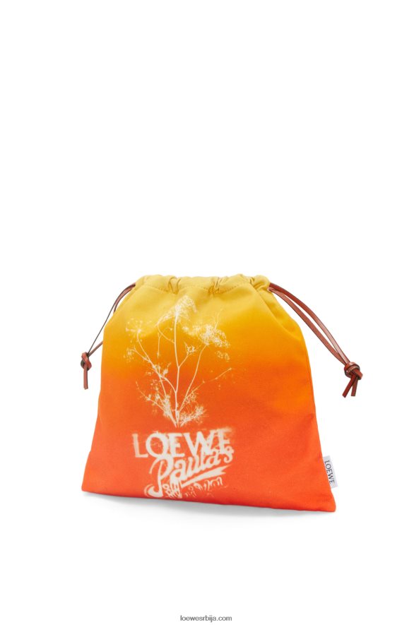 Loewe Жене кесица од коморача у платну наранџаста HJTY630