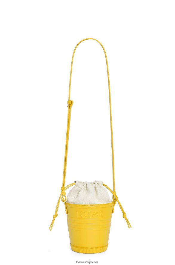 Loewe Жене жардињерски џеп од телеће коже жута HJTY230