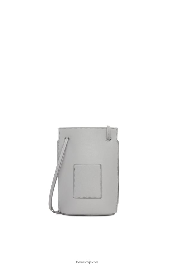 Loewe Жене џеп за коцкице од класичне телеће коже бисерно сива HJTY572