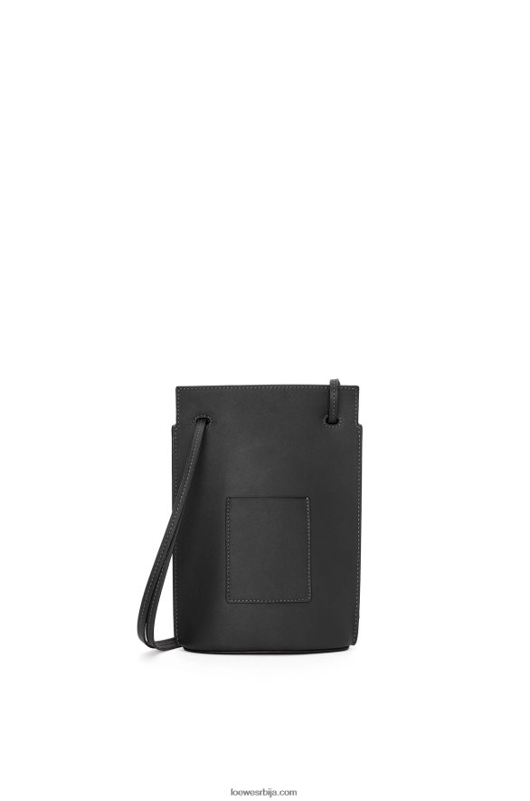 Loewe Жене џеп за коцкице од класичне телеће коже црн HJTY575
