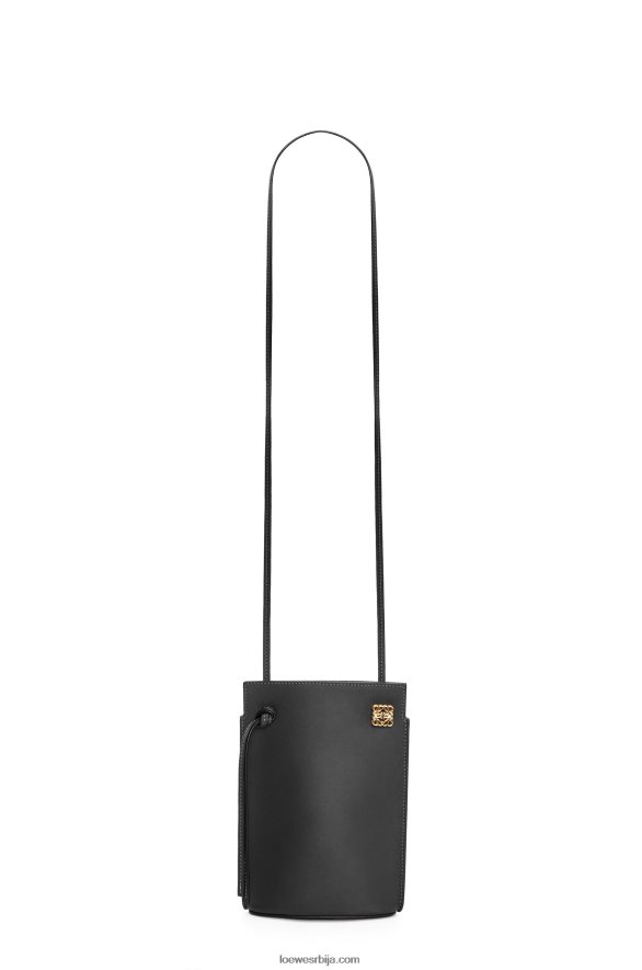 Loewe Жене џеп за коцкице од класичне телеће коже црн HJTY575