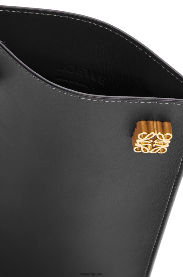 Loewe Жене џеп за коцкице од класичне телеће коже црн HJTY575