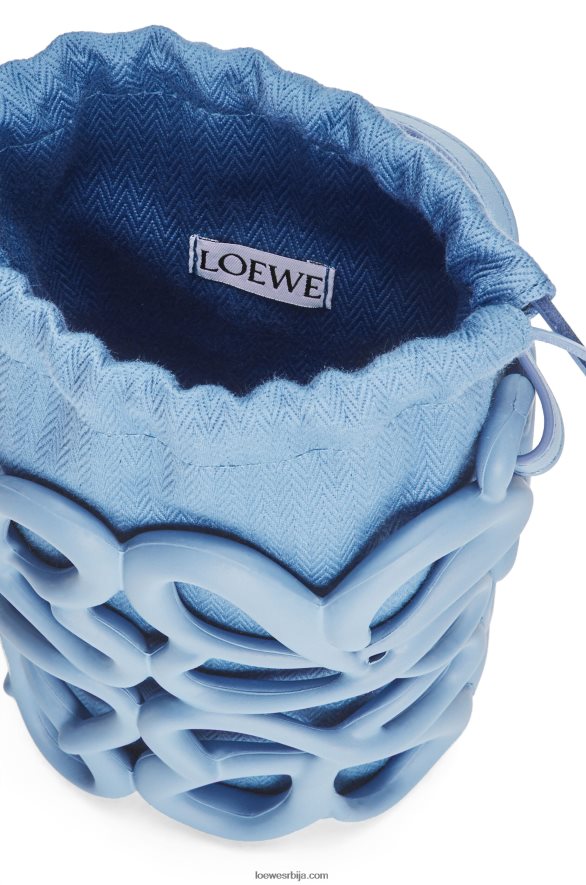 Loewe Жене анаграм надувани џеп од лагане пенасте гуме прашњаво плаво HJTY576
