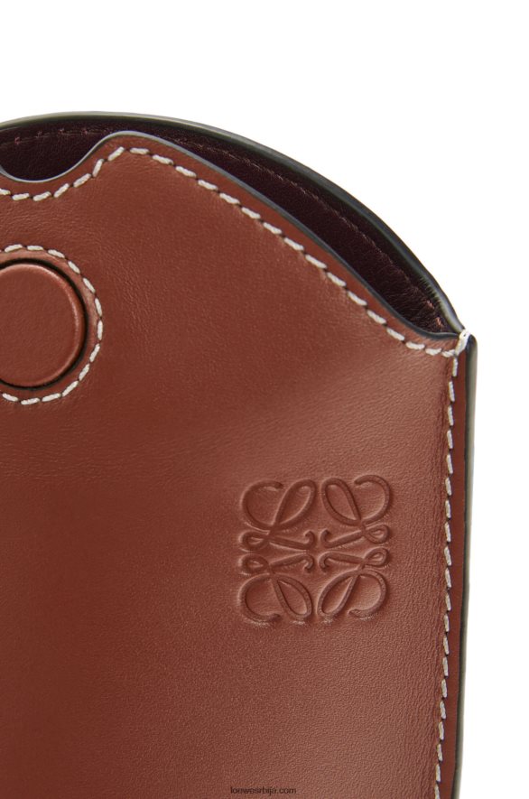 Loewe Жене џеп за капију од меке телеће коже рђа HJTY606