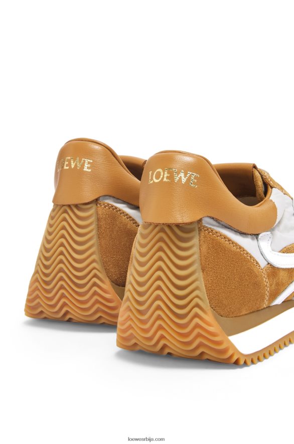 Loewe Жене флов руннер од антилоп и најлона тан/сива HJTY646