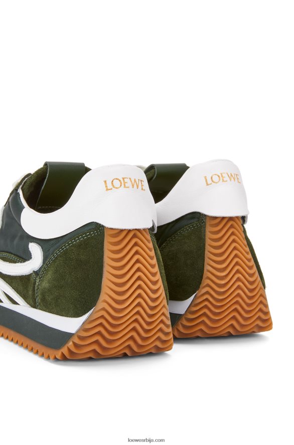 Loewe Жене флов руннер од антилоп и најлона шумски зелено HJTY647