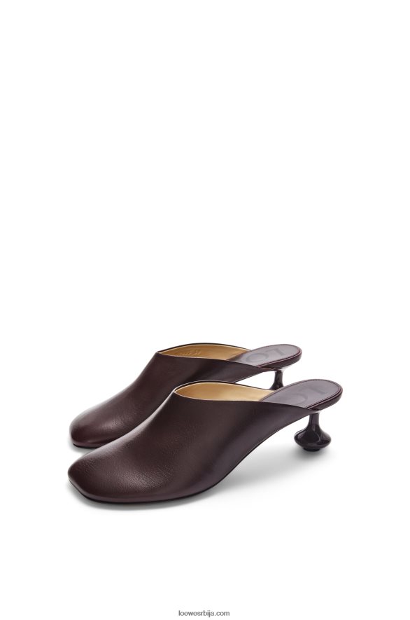Loewe Жене играчка мазга у козјој кожи бордо HJTY738