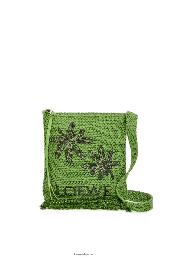 Loewe мушкарци торба са ресама од органског памука зелен HJTY231