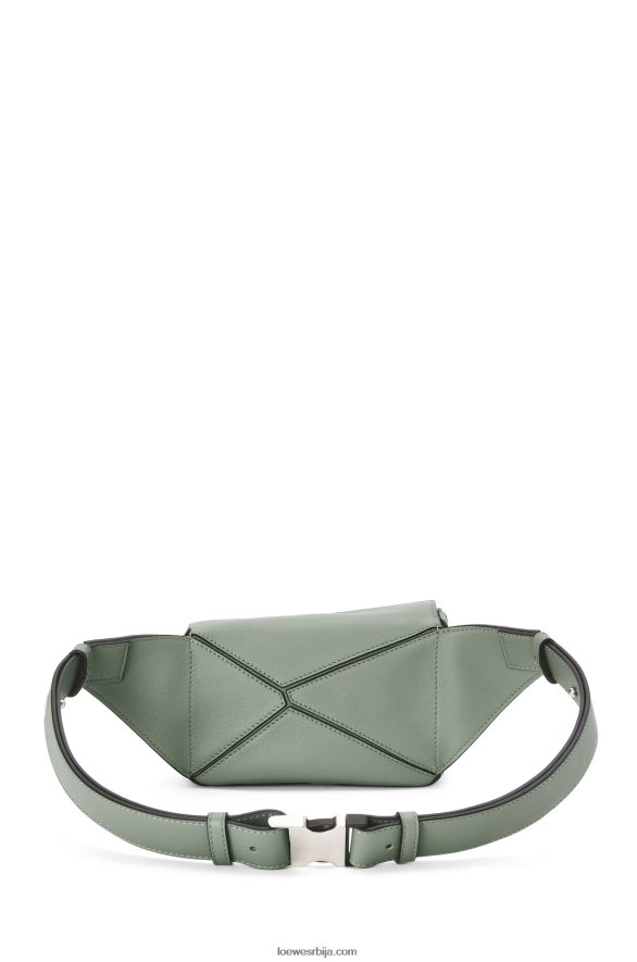 Loewe мушкарци мини пуззле бумбаг од класичне телеће коже тамна жалфија HJTY298