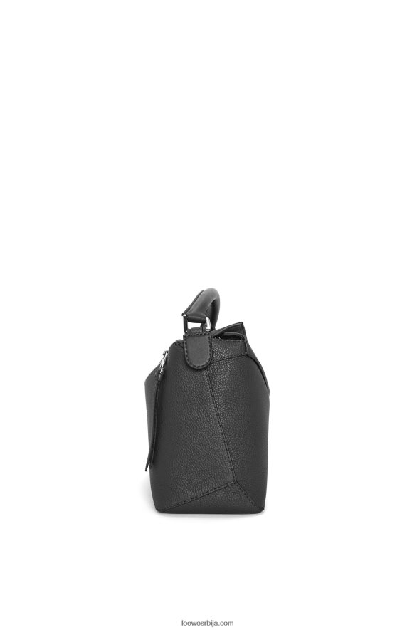 Loewe мушкарци торба за ивицу слагалице од зрнасте телеће коже црн HJTY540