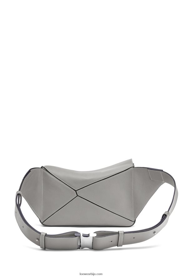 Loewe мушкарци мала слагалица од класичне телеће коже асфалт сива HJTY565