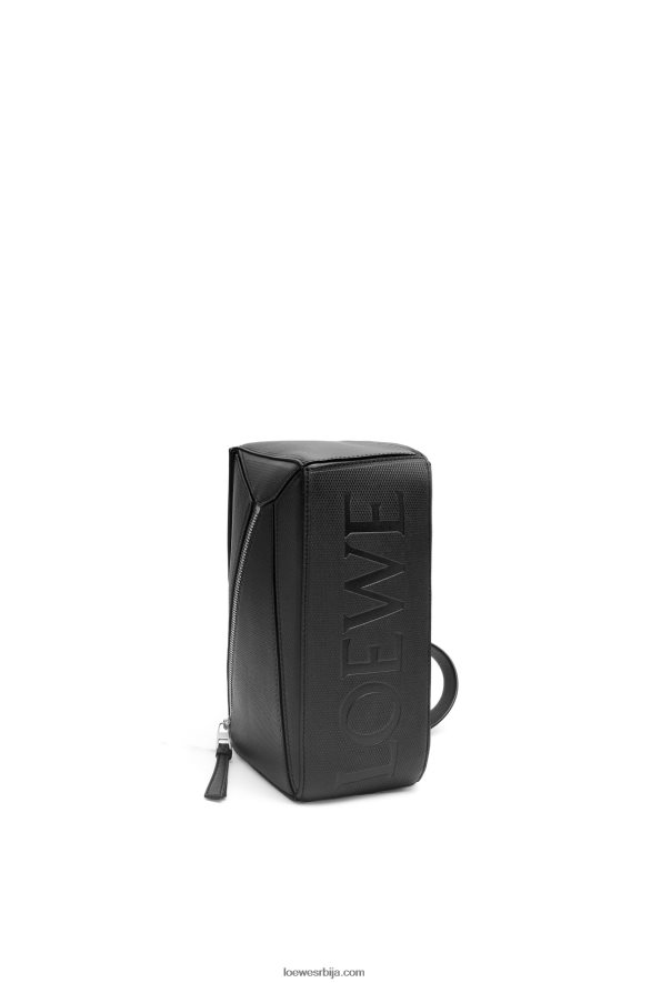 Loewe мушкарци мали пуззле бумбаг од дијамантске телеће коже црн HJTY566
