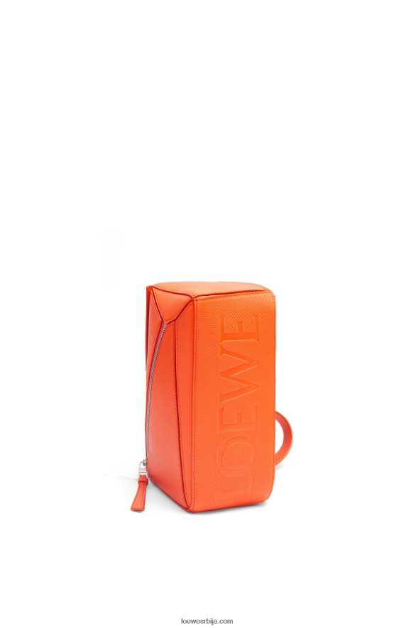 Loewe мушкарци мали пуззле бумбаг од дијамантске телеће коже наранџаста HJTY568
