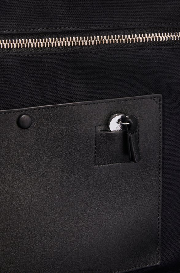 Loewe мушкарци Амазона 44 торба од анаграм жакарда и телеће коже морнарско/црна HJTY149