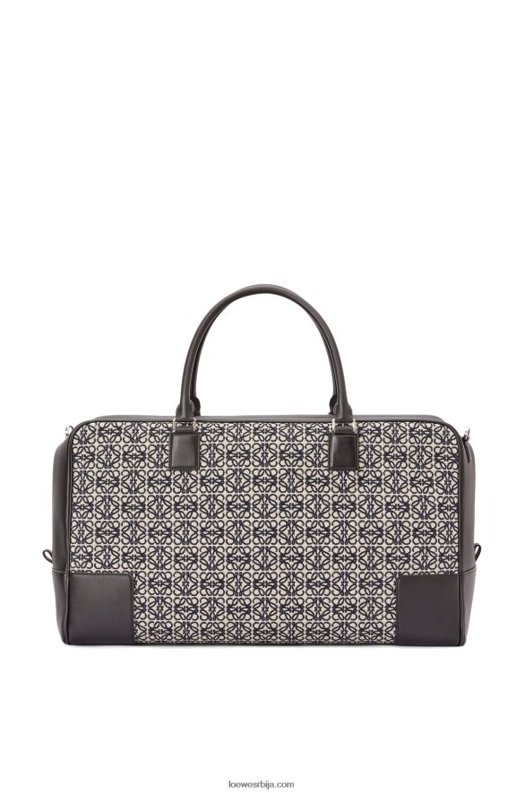 Loewe мушкарци Амазона 44 торба од анаграм жакарда и телеће коже морнарско/црна HJTY149