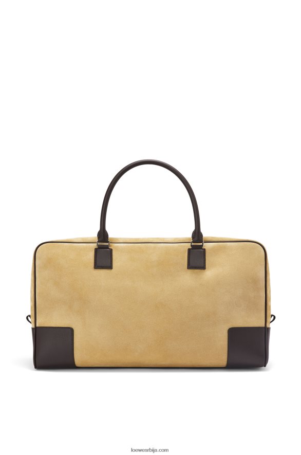 Loewe мушкарци Амазона 44 торба од антилоп и телеће коже златно/чоколадно браон HJTY160