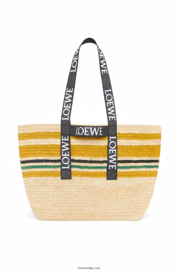 Loewe мушкарци преклопити купца у рафију вишебојна/црна HJTY16