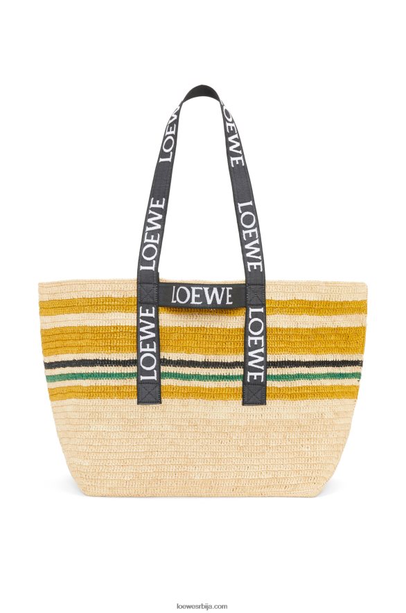 Loewe мушкарци преклопити купца у рафију вишебојна/црна HJTY16