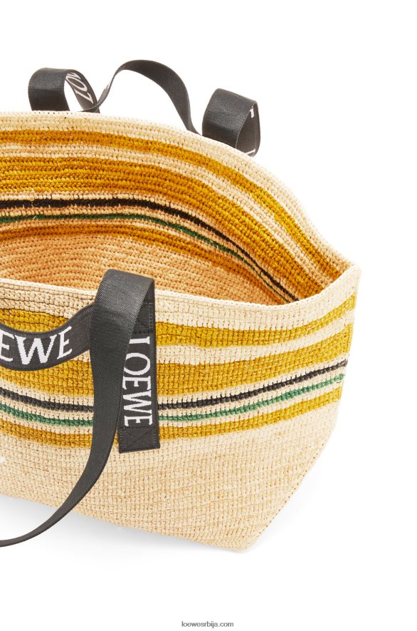 Loewe мушкарци преклопити купца у рафију вишебојна/црна HJTY16