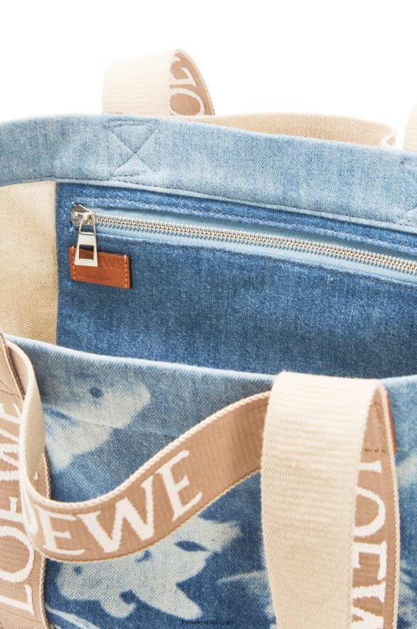 Loewe мушкарци савијте купца у тексас светло плава/природна HJTY67